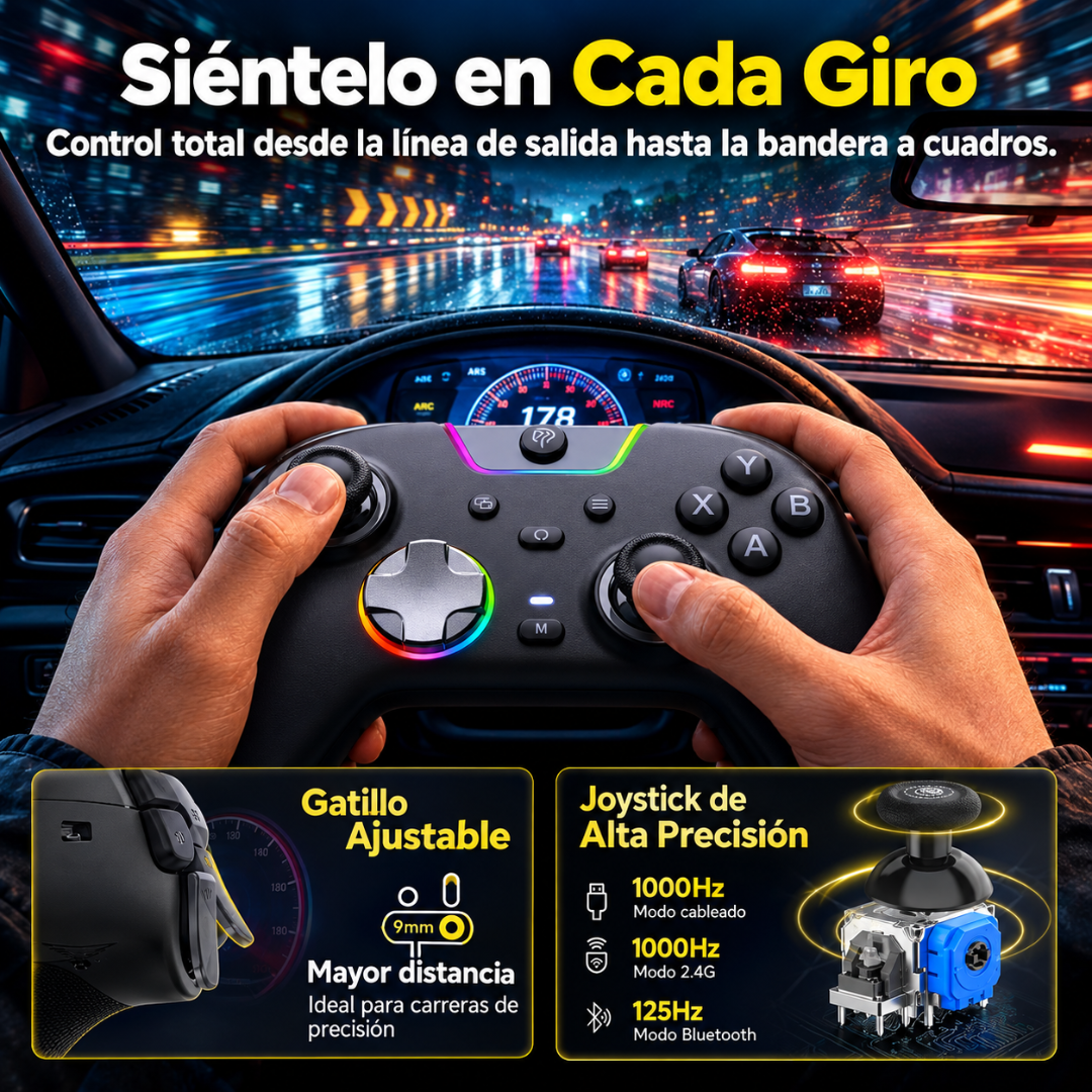 EasySMX X05Pro| Mando Gaming Inalámbrico de Precisión