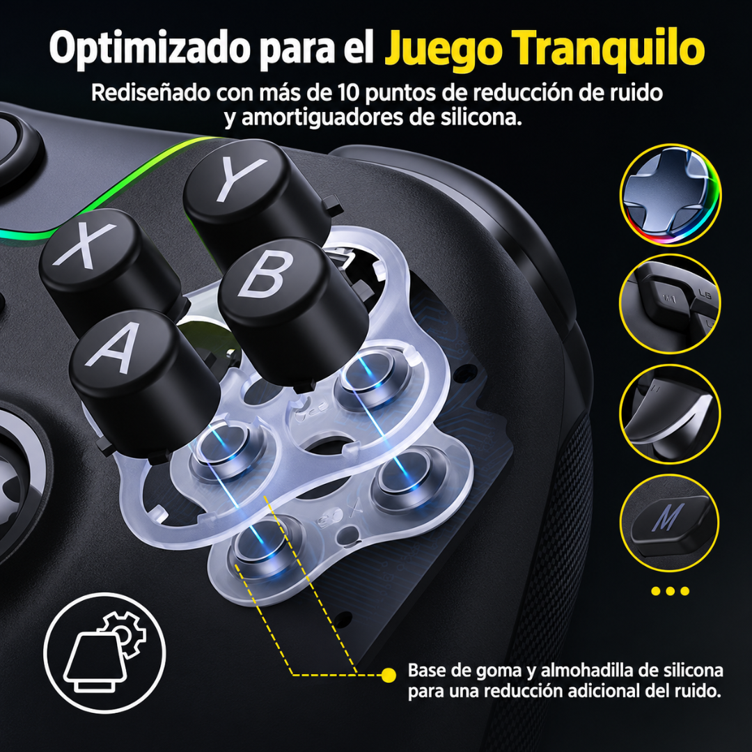 EasySMX X05Pro| Mando Gaming Inalámbrico de Precisión