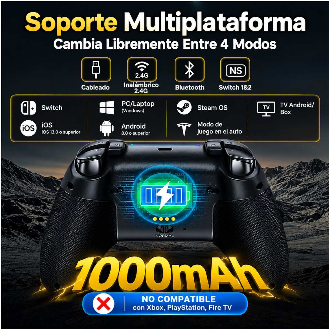 EasySMX X05Pro| Mando Gaming Inalámbrico de Precisión